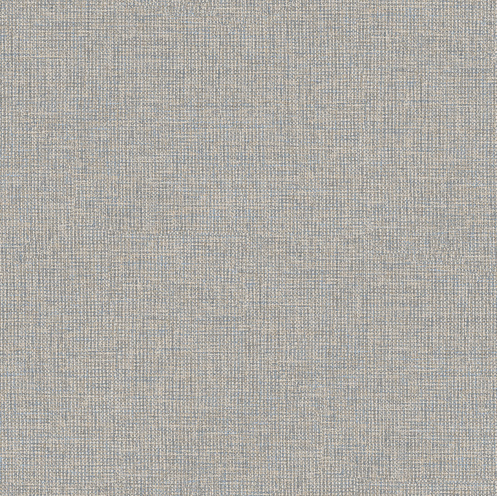 Mélange Fabric Effect Wallpaper, Grey, Pale Blue, RE521044, Renaissance, Design ID