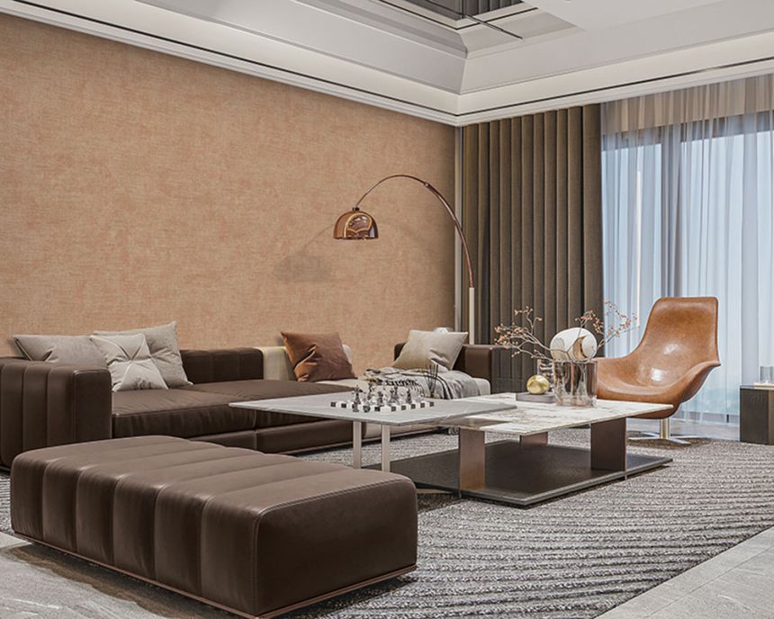 Fabric Effect Wallpaper, Brown, RE521064, Renaissance, Design ID