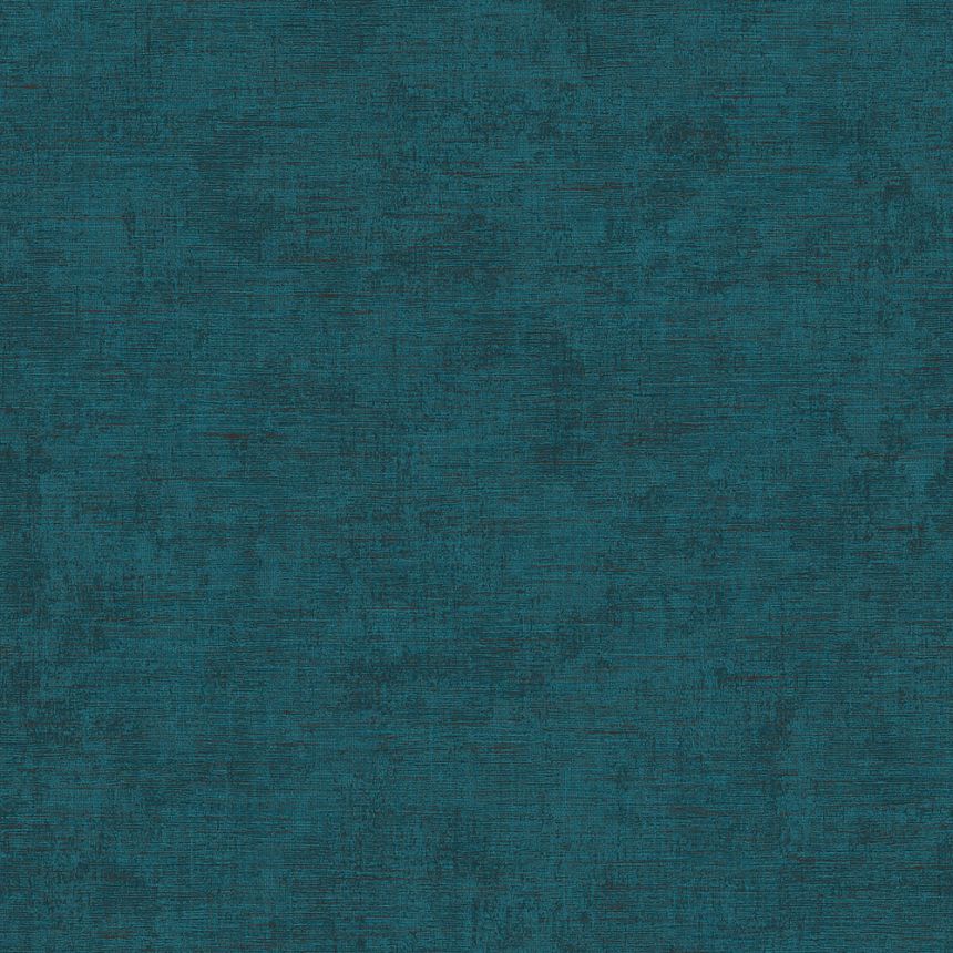 Fabric Effect Wallpaper, Petrol Blue, RE521066, Renaissance, Design ID
