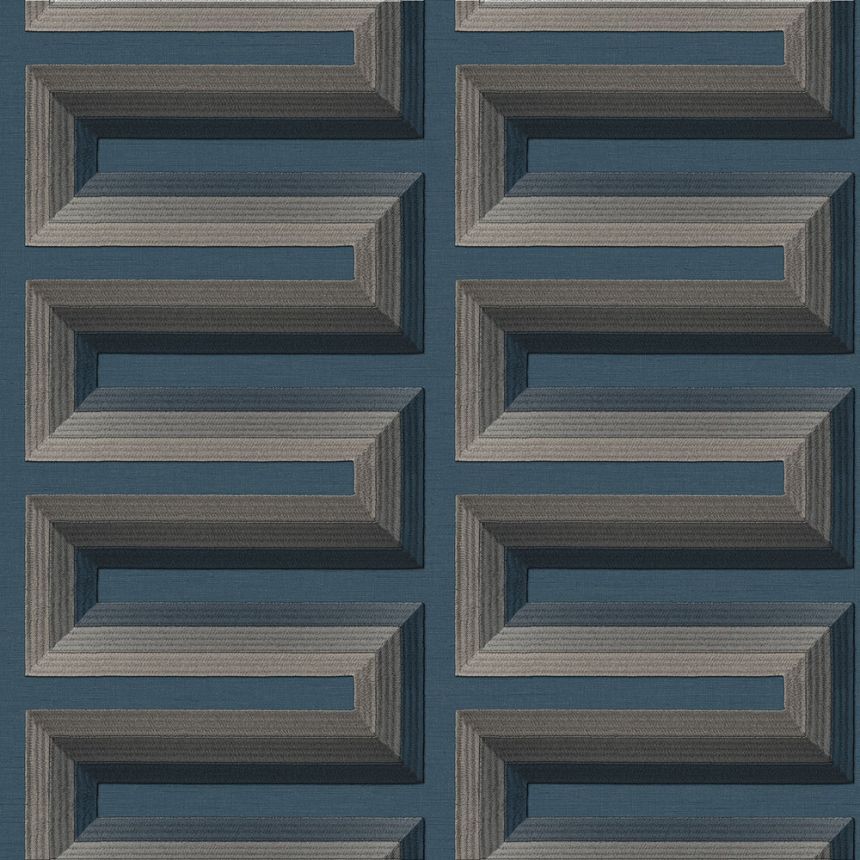 3D Wallpaper, Dark Blue, RE521076, Renaissance, Design ID