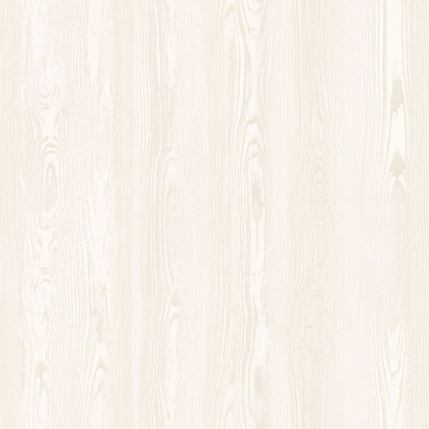 Gray-cream non-woven wallpaper Wood, imitation wood 347521, Matières - Wood, Origin