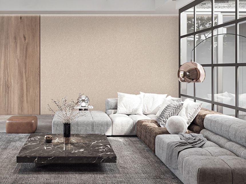 Wood Effect Wallpaper, Beige, RE521103, Renaissance, Design ID