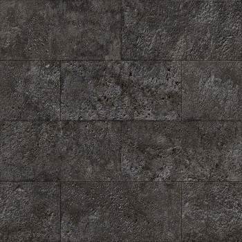 Non-woven wallpaper, imitation of black stone cladding 347583, Matières - Stone, Origin