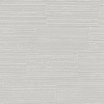 Non-woven wallpaper, imitation of gray-beige stone cladding 347576, Matières - Stone, Origin