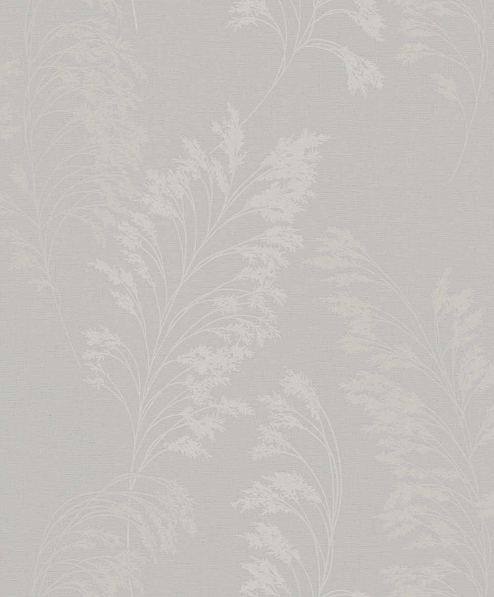 Non-woven wallpaper, gray, pink and silver, Flowers, Leaves, S 82343, Bestseller Basic 1, Marburg