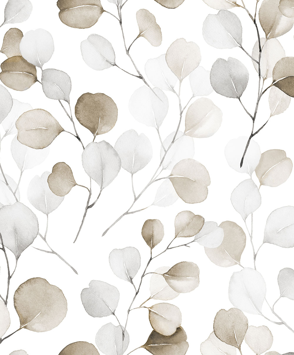 Non-woven wallpaper, green, white, Leaves, S 47423, Wohndesign 2026, Marburg