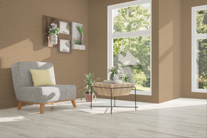 Non-woven wallpaper, beige, linen-look, Z40009, Tradizione Italiana 3, Zambaiti Parati