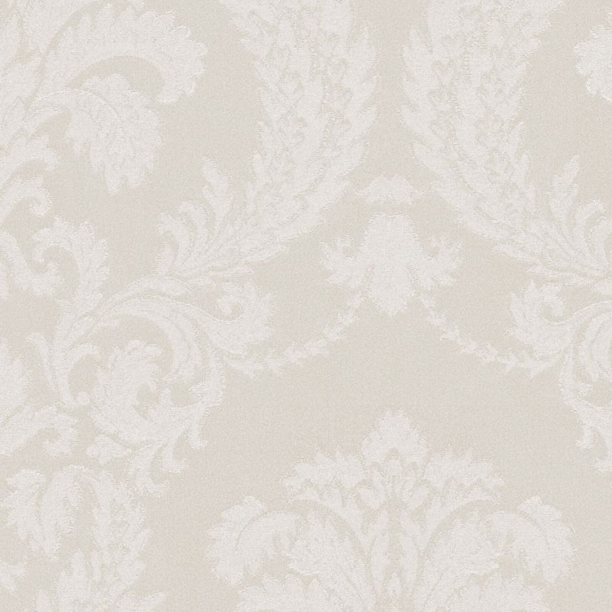 Castle-pattern non-woven wallpaper, light gray, Z40024, Tradizione Italiana 3, Zambaiti Parati