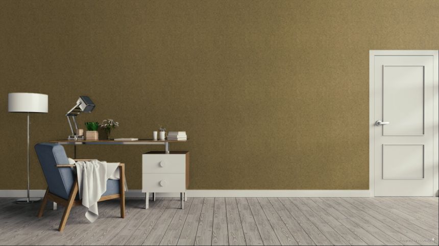Non-woven wallpaper, natural gold, imitation of a luxurious plaster finish, Z40027, Tradizione Italiana 3, Zambaiti Parati