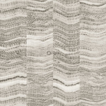 Non-woven wallpaper, gray marble tile pattern 337246, Matières - Stone, Origin
