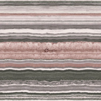 Brown-gray marbled non-woven wallpaper 337237, Matières - Stone, Origin