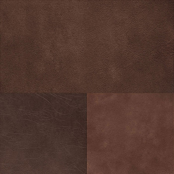 Non-woven wallpaper, brown leather pattern 357237, roll 0,5 x 8,37 m, Luxury Skins, Origin