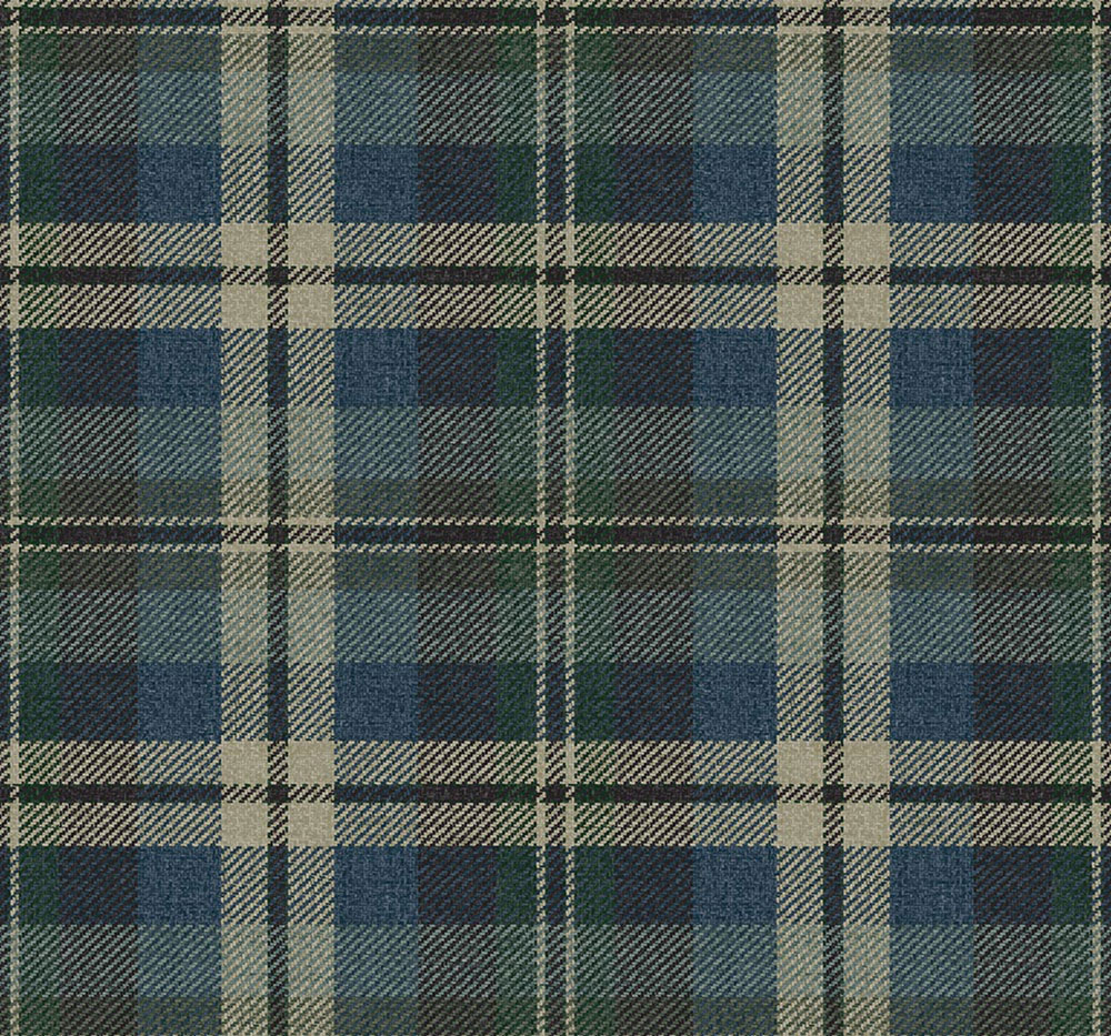 Dundee Wallpaper, Blue, Brown, CA10102, Carl Robinson Edition 24: The Highlands