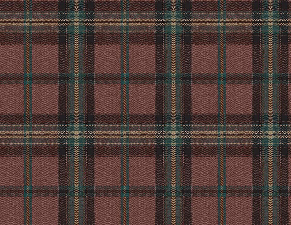 Berwick Wallpaper, Red, CA10711, Carl Robinson Edition 24: The Highlands