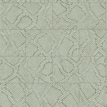 Non-woven wallpaper gray, snakeskin pattern 347784, Luxury Skins, Origin