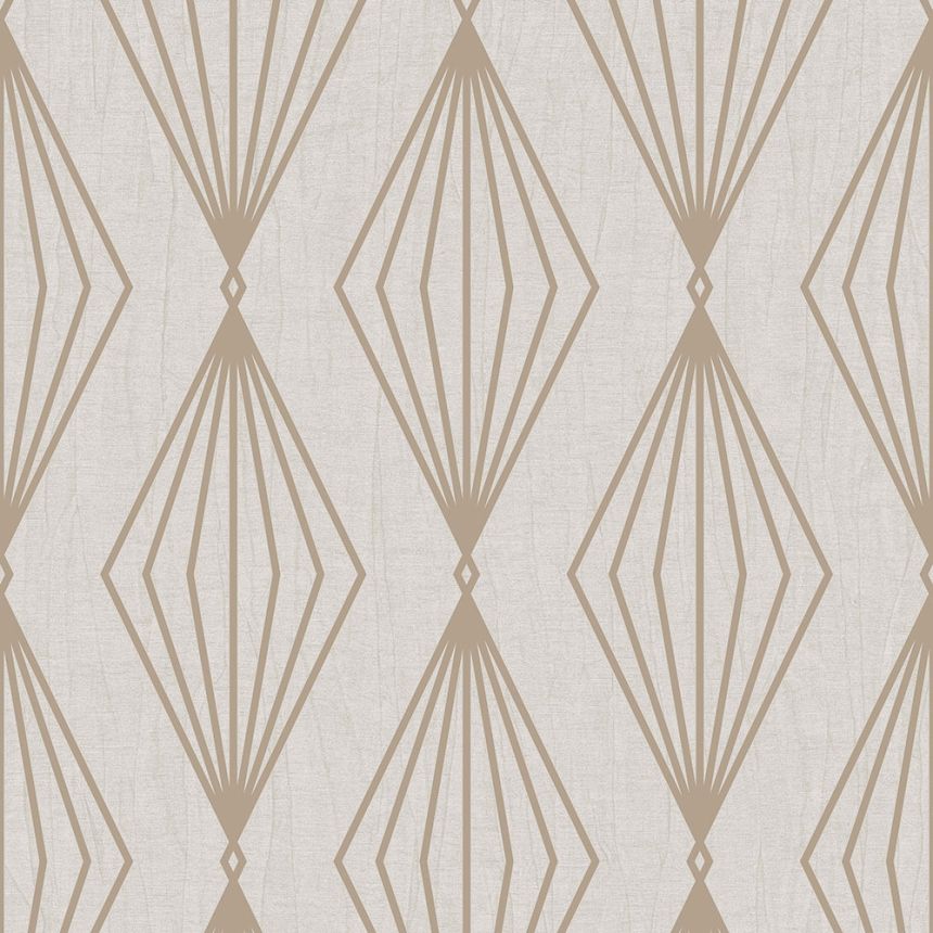 Geometric non-woven wallpaper with a vinyl surface 111309, Indulgence, Graham Brown Boutique
