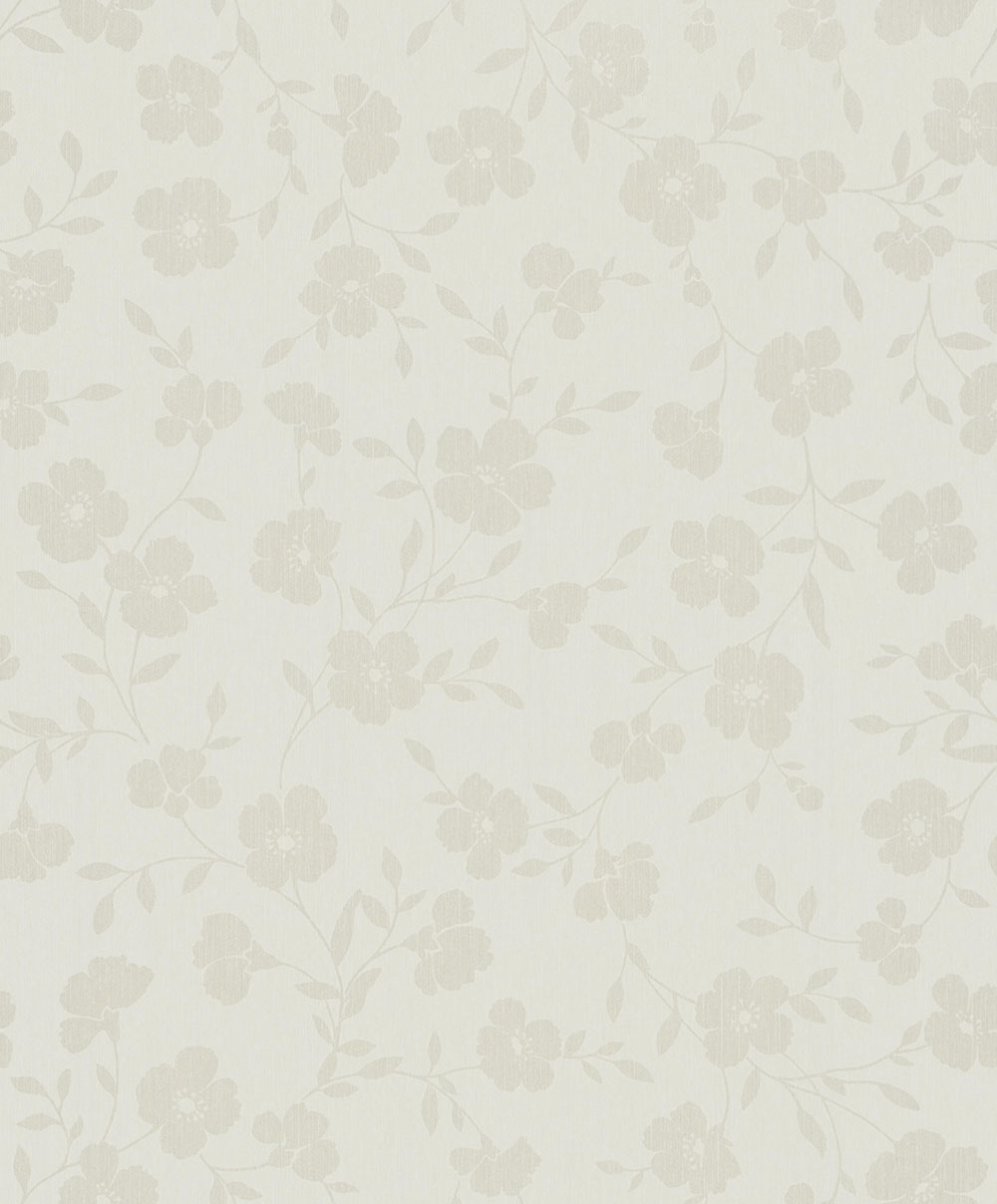 Floral wallpaper, beige, 82586, Pia, Novamur