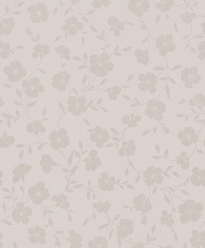 Floral wallpaper, pink and beige, 82588, Pia, Novamur