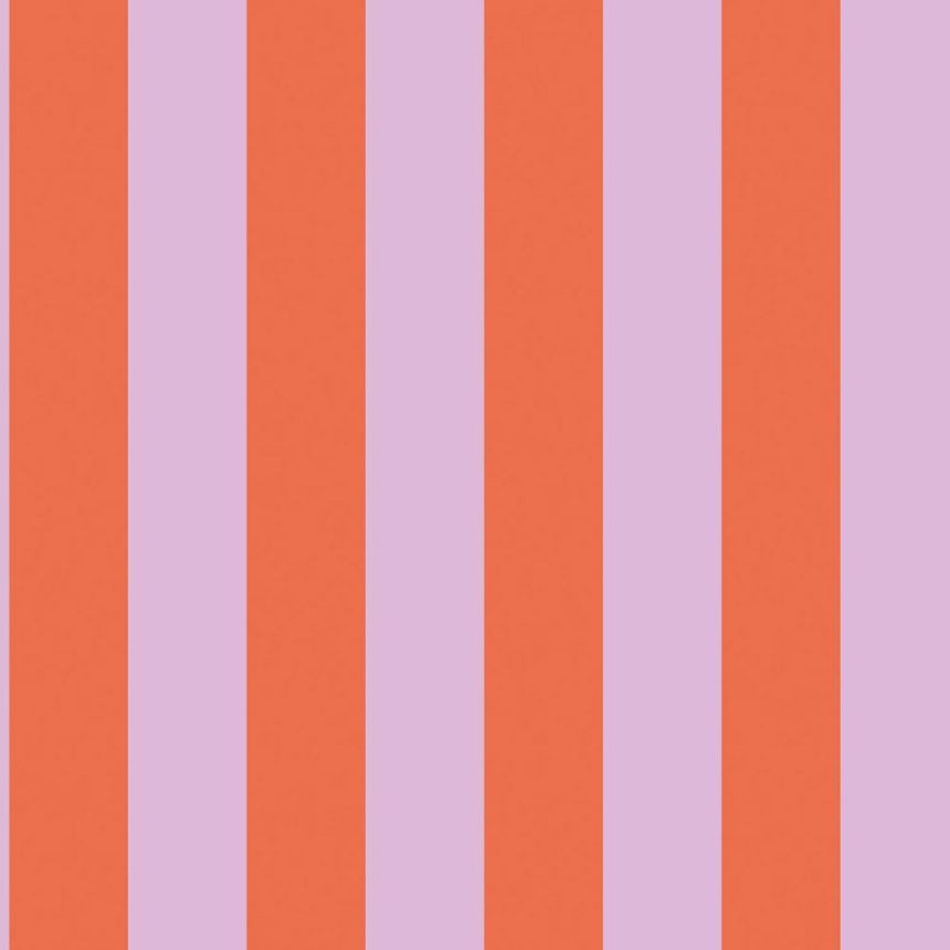 Striped Wallpaper, Red, Pink, 139904, Color Pop, Esta Home