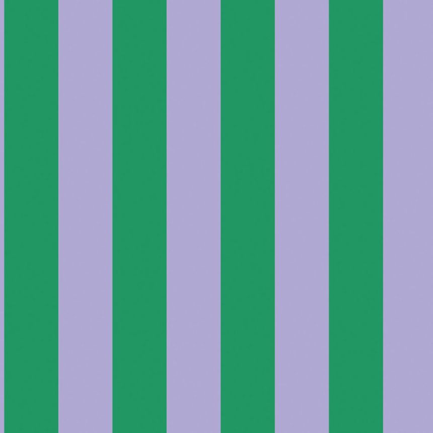 Striped Wallpaper, Green, Purple, 139908, Color Pop, Esta Home