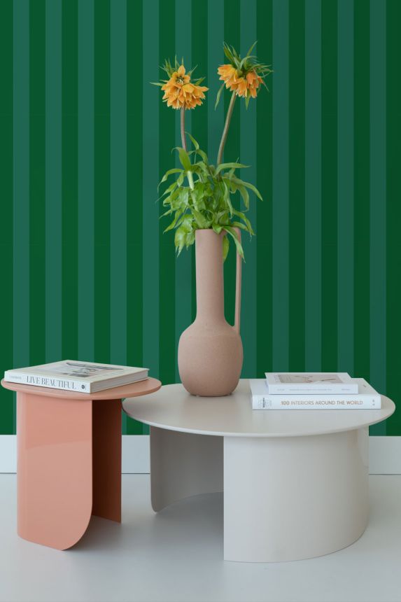 Striped Wallpaper, Green, 139909, Color Pop, Esta Home