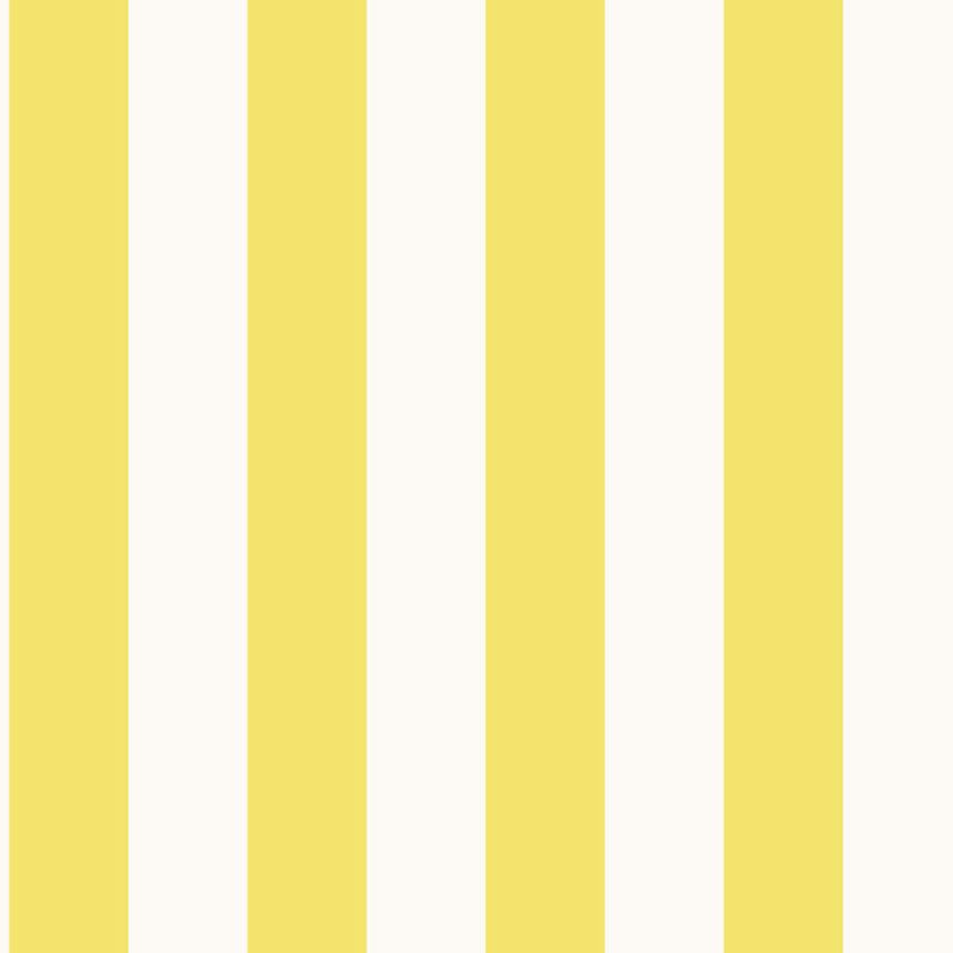 Striped Wallpaper, Yellow, White, 139911, Color Pop, Esta Home