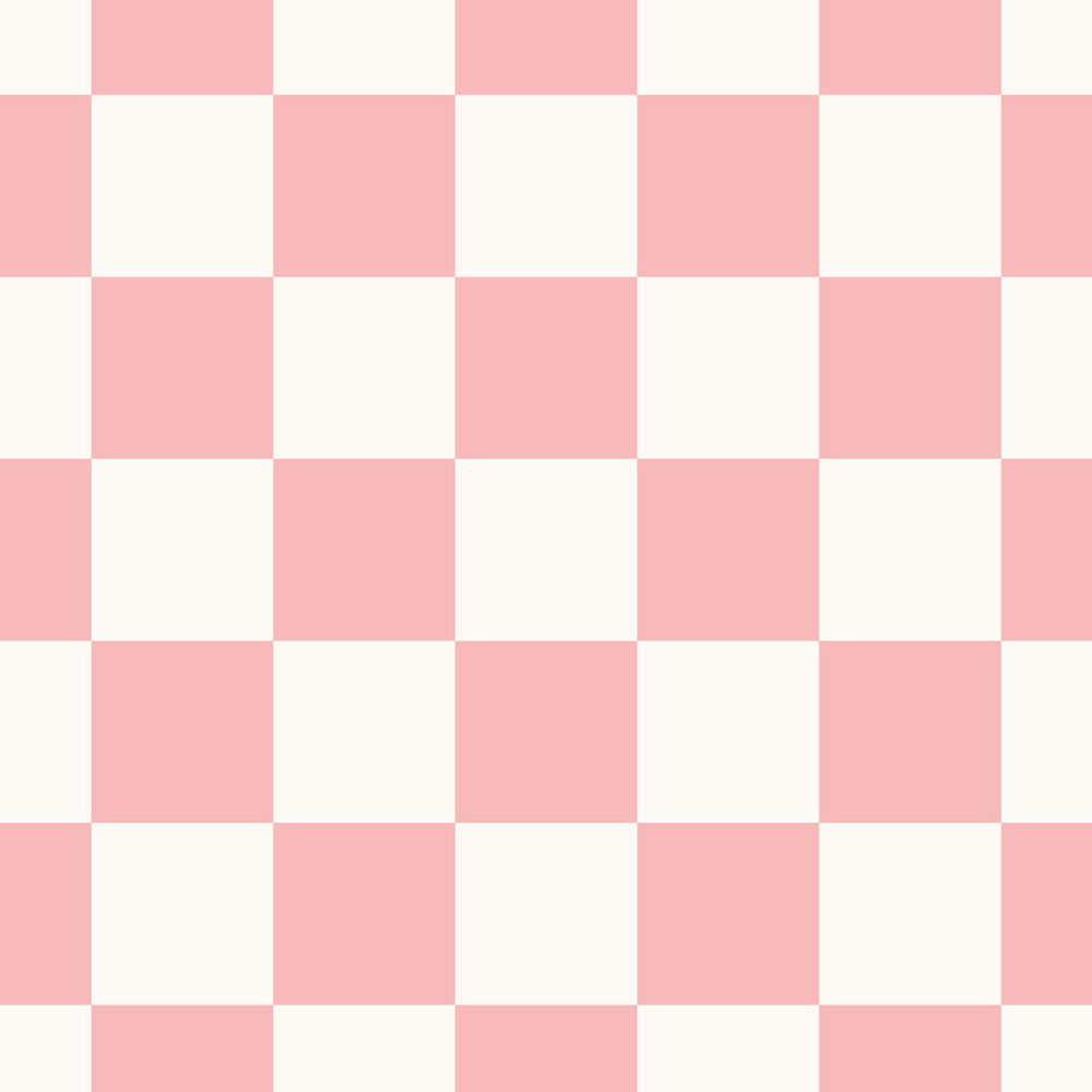 Checkered Pattern Wallpaper, White, Pink, 139998, Color Pop, Esta Home
