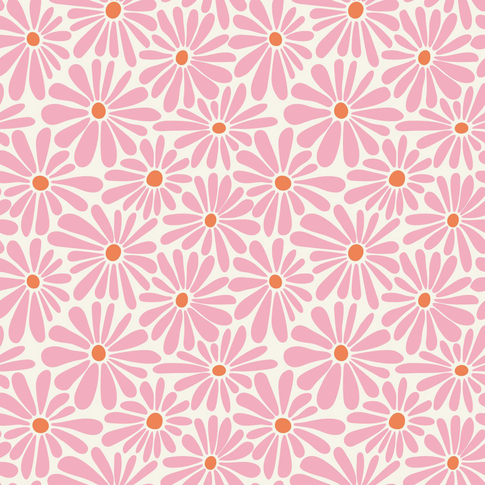 Floral wallpaper, pink, white, 131149, Color Pop, Esta Home