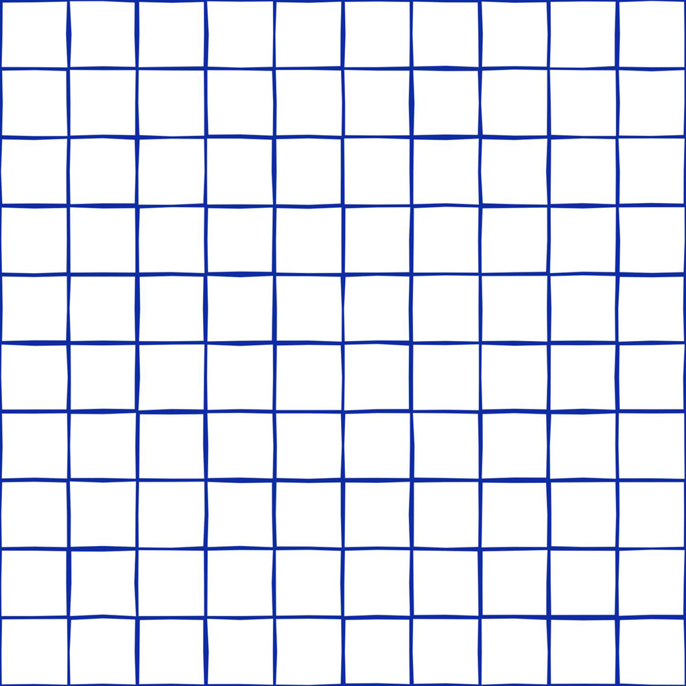 Grid-Pattern Wallpaper, White, Blue, 131274, Color Pop, Esta Home