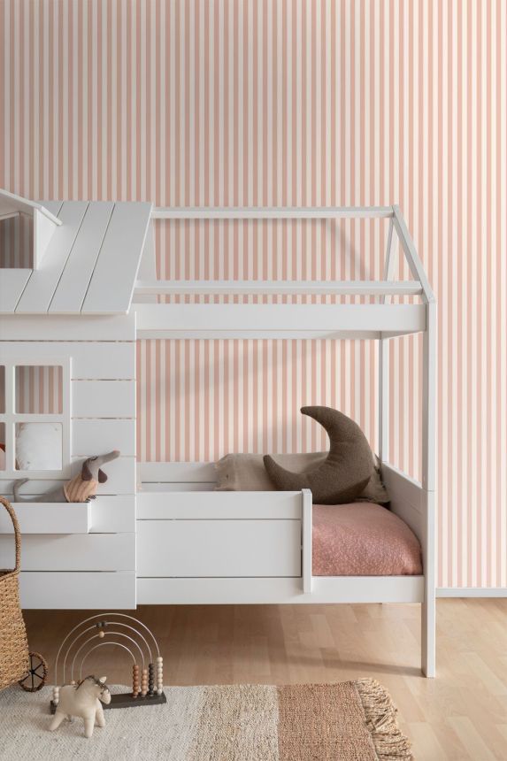Striped Wallpaper, Pink, 130950, Color Pop, Esta Home