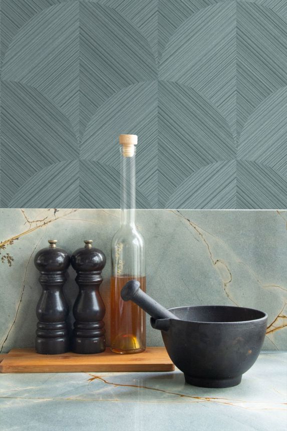 Graphic wallpaper, gray-blue, 347938, 3D Reflections, Origin   OPENED