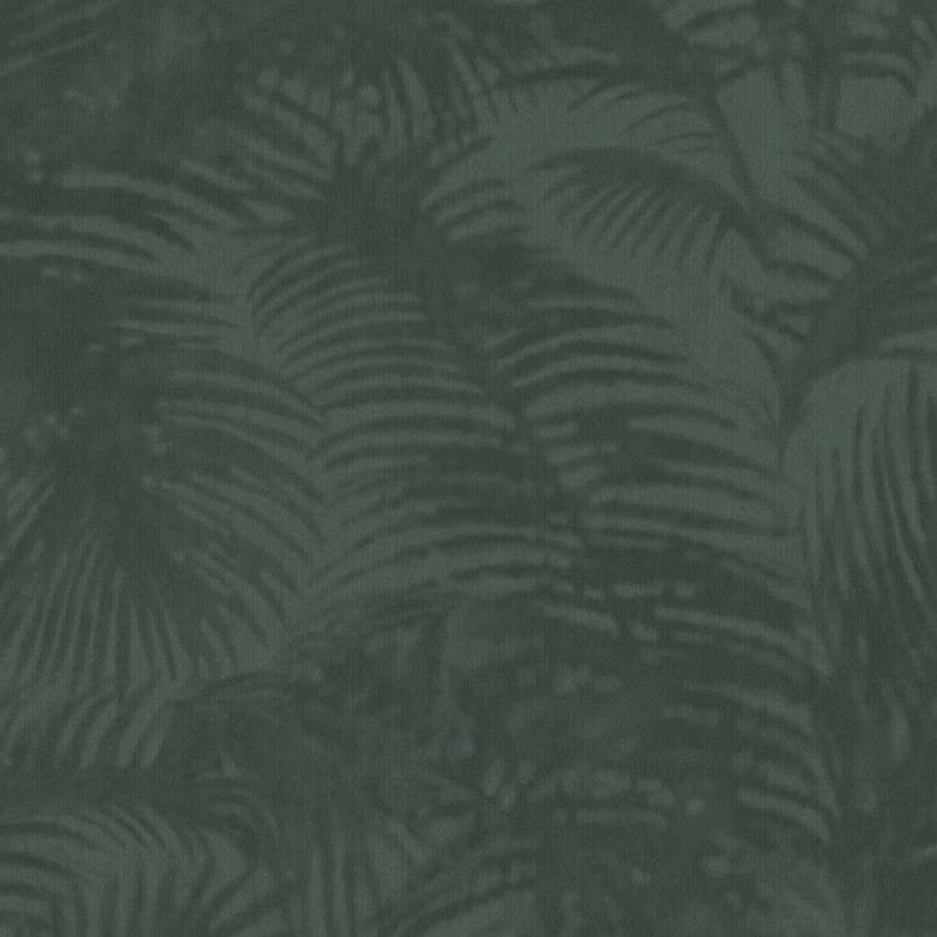 Green non-woven palm leaves wallpaper 317306, Oasis, Eijffinger