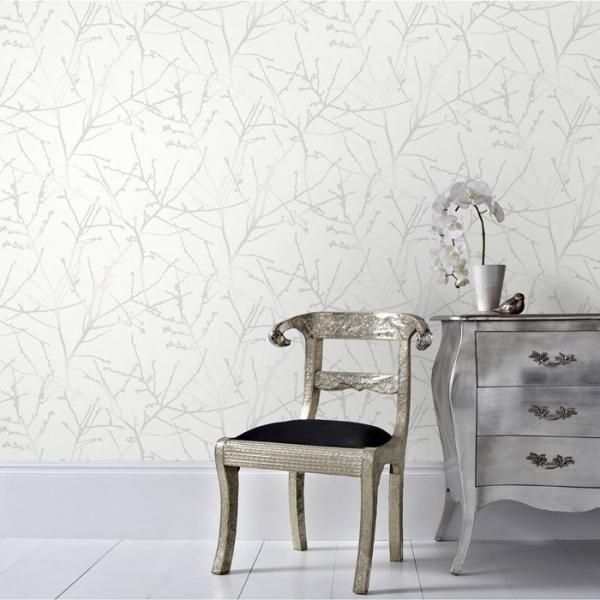Non-woven wallpaper Twigs 33-275, Vavex 2025