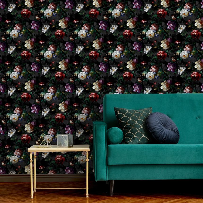 Non-woven wallpaper Flowers 108613, Vavex 2022