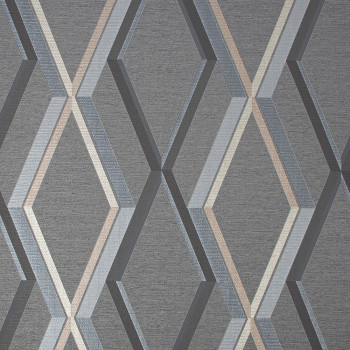 Non-woven geometric wallpaper 108611, Geometry, Vavex