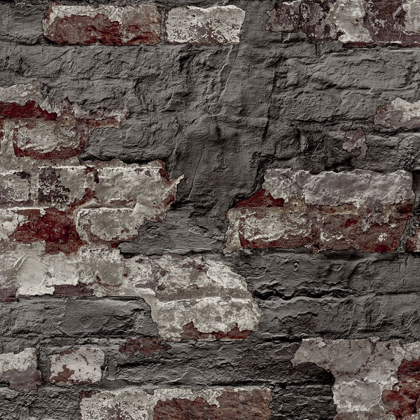 Non-woven wallpaper Bricks, brick wall WL3303, Wanderlust, Grandeco