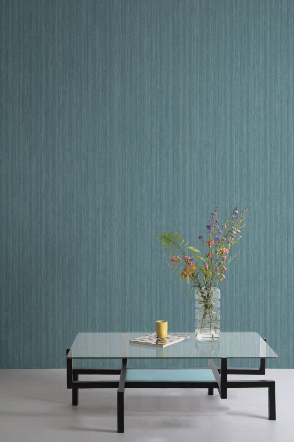 Turquoise non-woven wallpaper WL1510, Wanderlust, Grandeco
