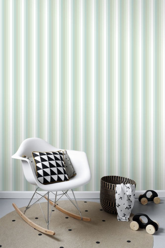 Non-woven stripes wallpaper 138926, Little Bandits, Esta