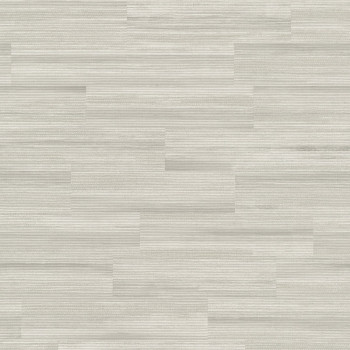 Gray-brown non-woven wallpaper with raffia look EE1104, Elementum, Grandeco