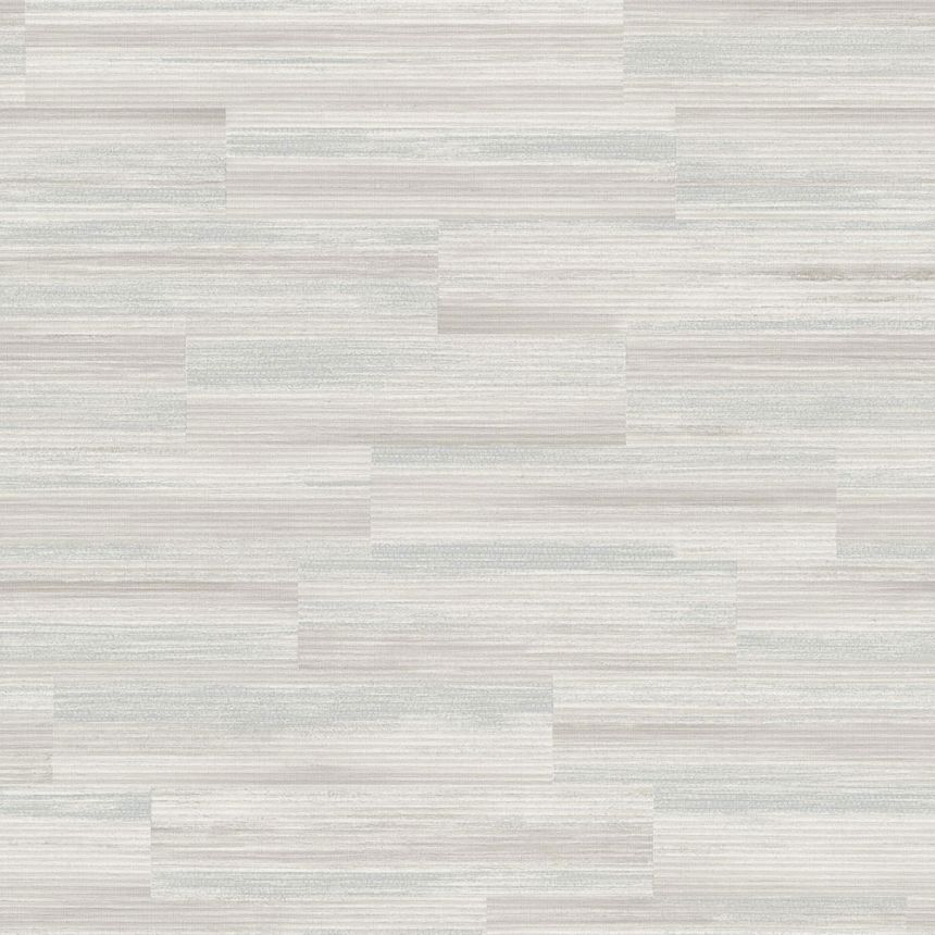 Gray-beige non-woven wallpaper with raffia look EE1107, Elementum, Grandeco