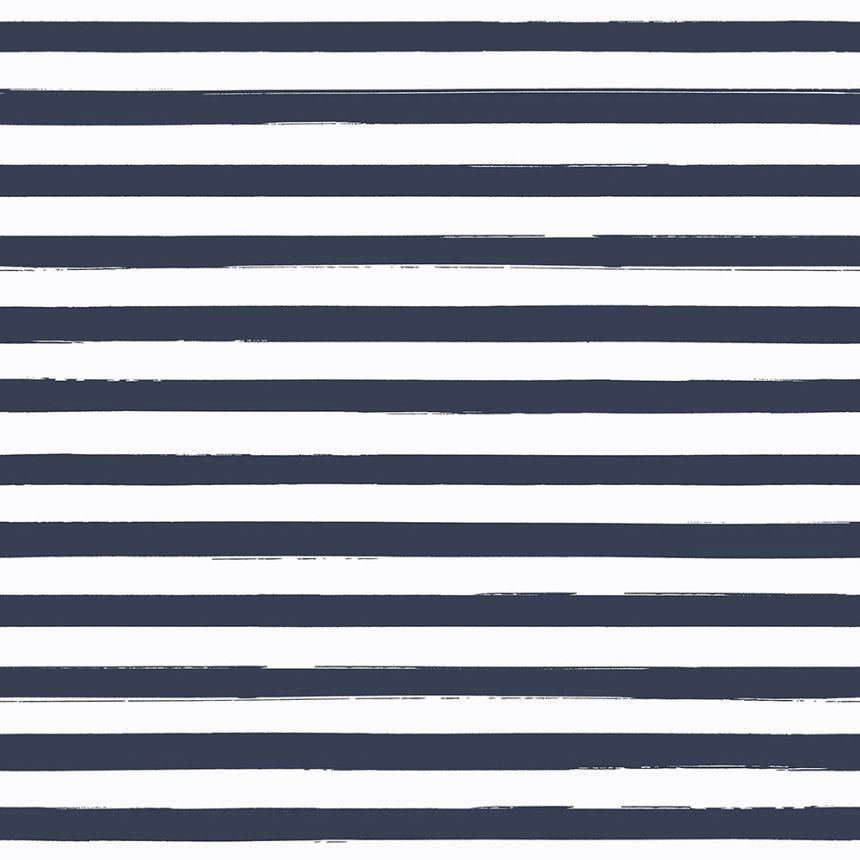 Blue and white stripes wallpaper 138970, Regatta Crew, Esta Home