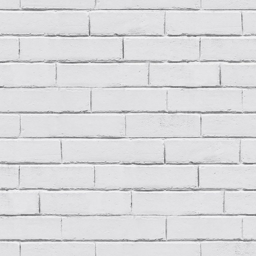 Non-woven gray brick wallpaper GV24256, Good Vibes, Decoprint