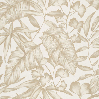 Non-woven wallpaper, Leaves, CE3203, Aurora 2022, Grandeco