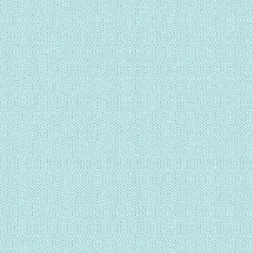 Turquoise paper wallpaper with fabric texture 463-2, Pippo, ICH Wallcoverings