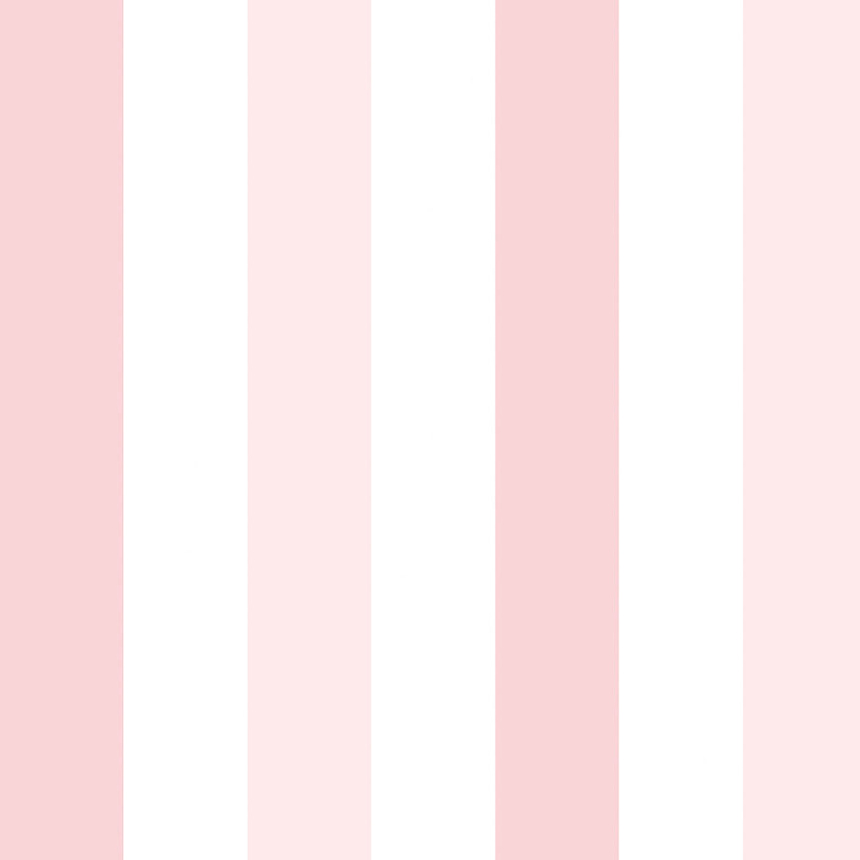 Paper, white and pink stripe wallpaper 461-3, Pippo, ICH Wallcoverings
