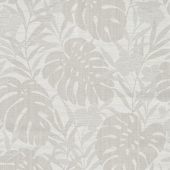 Non-woven wallpaper, Leaves, monstera, orchid, CE3101, Aurora 2022, Grandeco