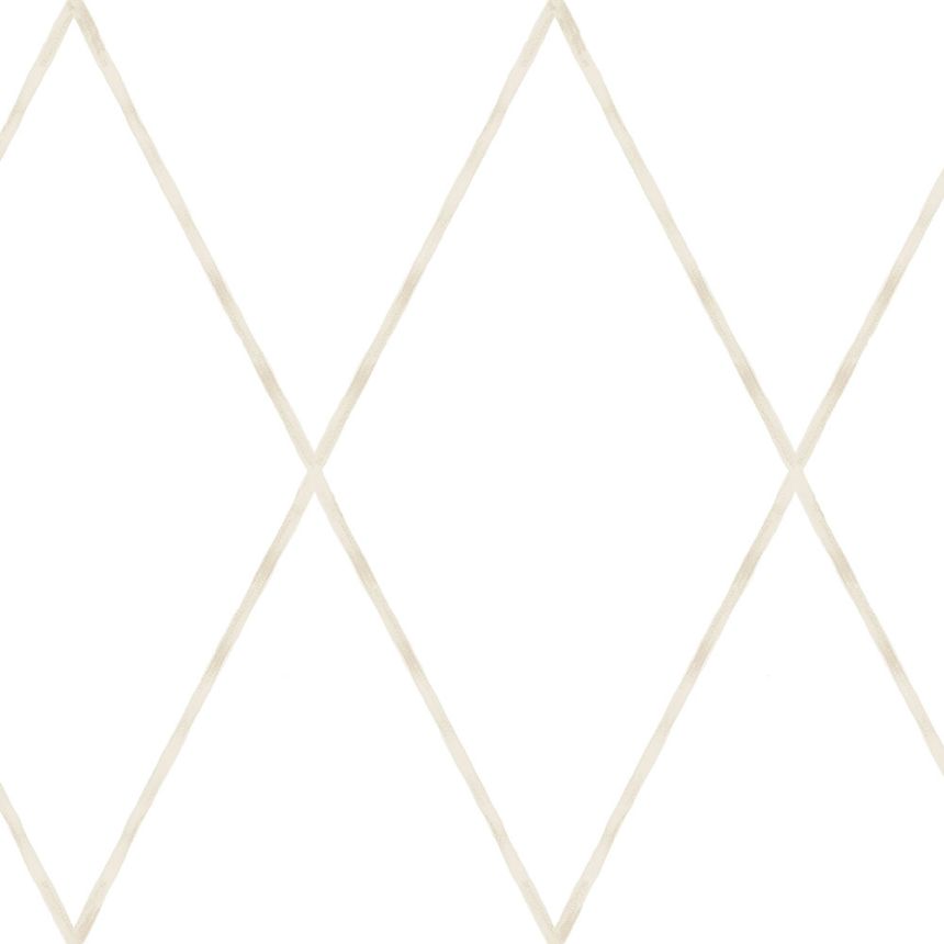 Paper geometric pattern wallpaper with diamonds 3357-3, Oh lala, ICH Wallcoverings