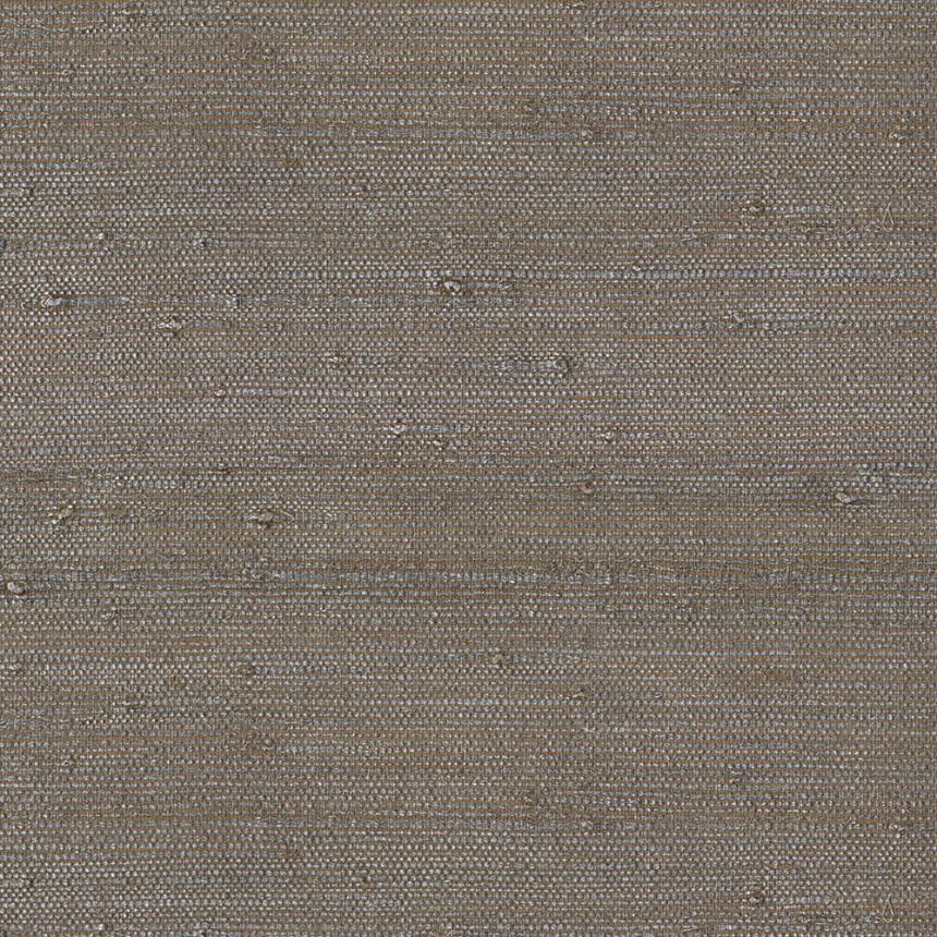 Brown-silver natural wallpaper Grasscloth 303545, Natural Wallcoverings III, Eijffinger