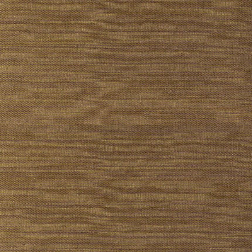 Natural brown wallpaper with golden sheen Grasscloth 303540, Natural Wallcoverings III, Eijffinger