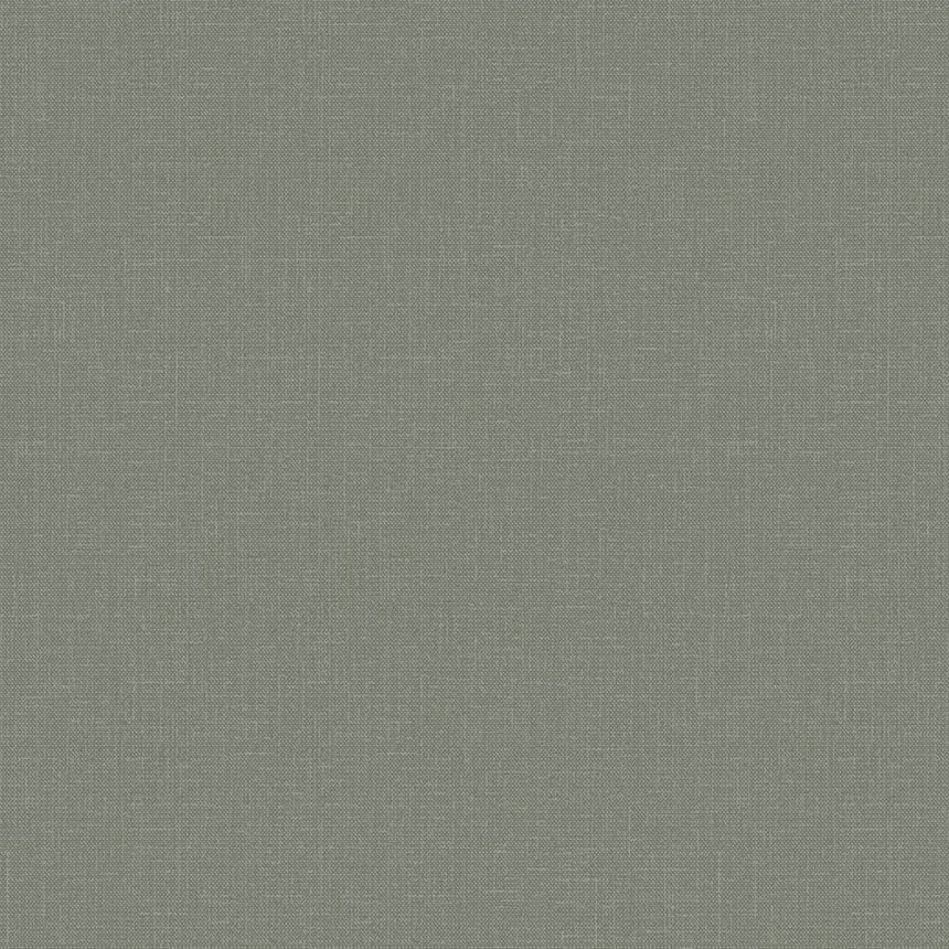 Gray-green non-woven wallpaper, fabric imitation 148746, Blush, Esta Home